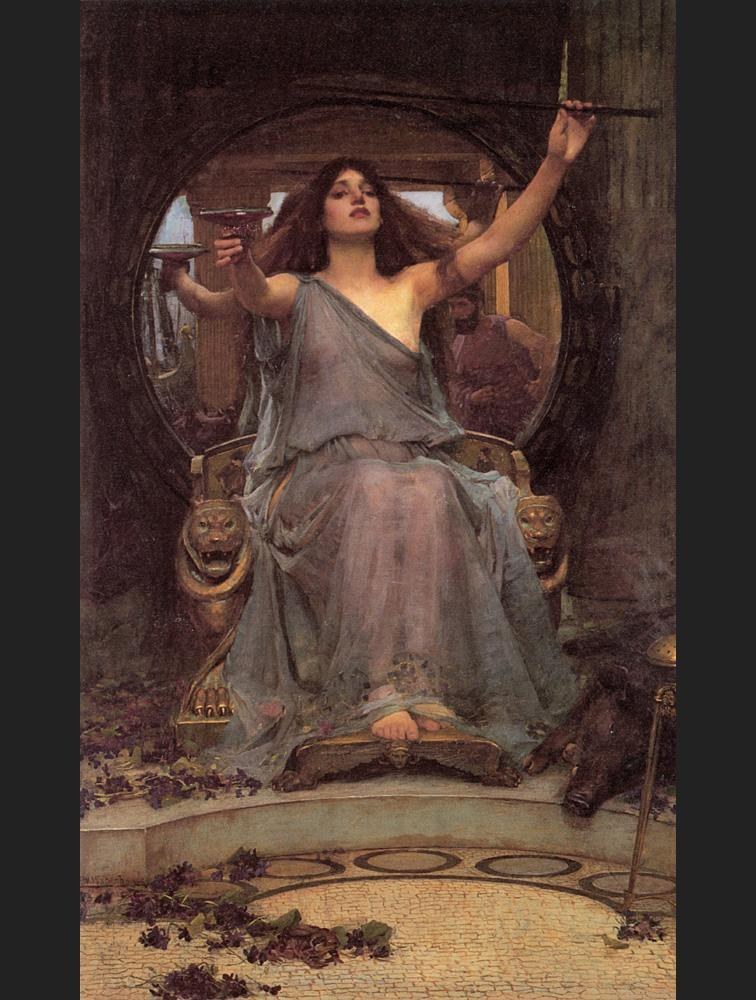 John William Waterhouse Circe offering the Cup to Ulysses